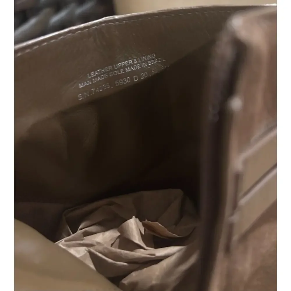 Tory Burch Suede Turnlock Ankle Boots Booties Tan Camel Double T Logo Sz 8.5